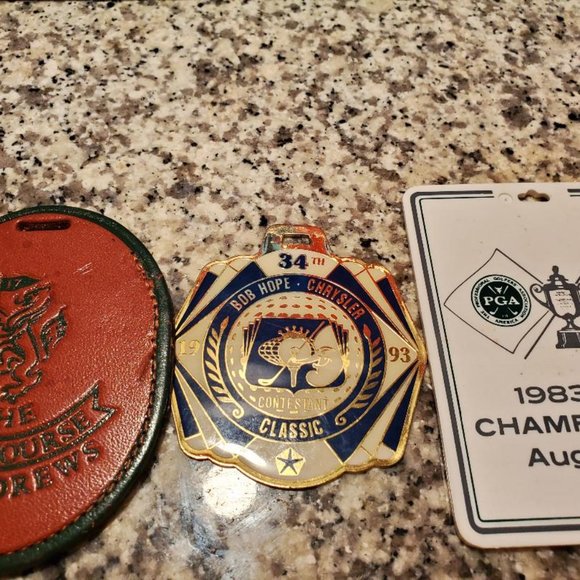 Other - 3 Collector Golf Bag Tags